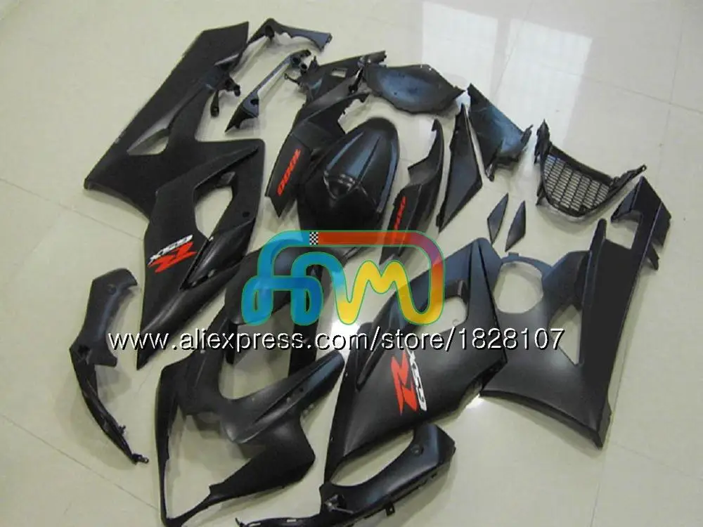 Корпус для SUZUKI GSXR-1000 GSX R1000 GSXR 1000 CC 05 06 42BS. 0 GSX-R1000 1000CC 05 06 K5 GSXR1000 2005 2006 обтекатель фабрики "красный - Цвет: No. 29 Flat black
