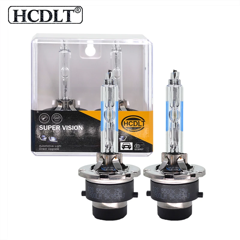 HCDLT 2PCS 35W55W 5500K D2S Car Headlight Xenon HID Bulb Lamp D4S HID Lights Replacement For E63 E65 E46 E60 E85 E53 Golf 4