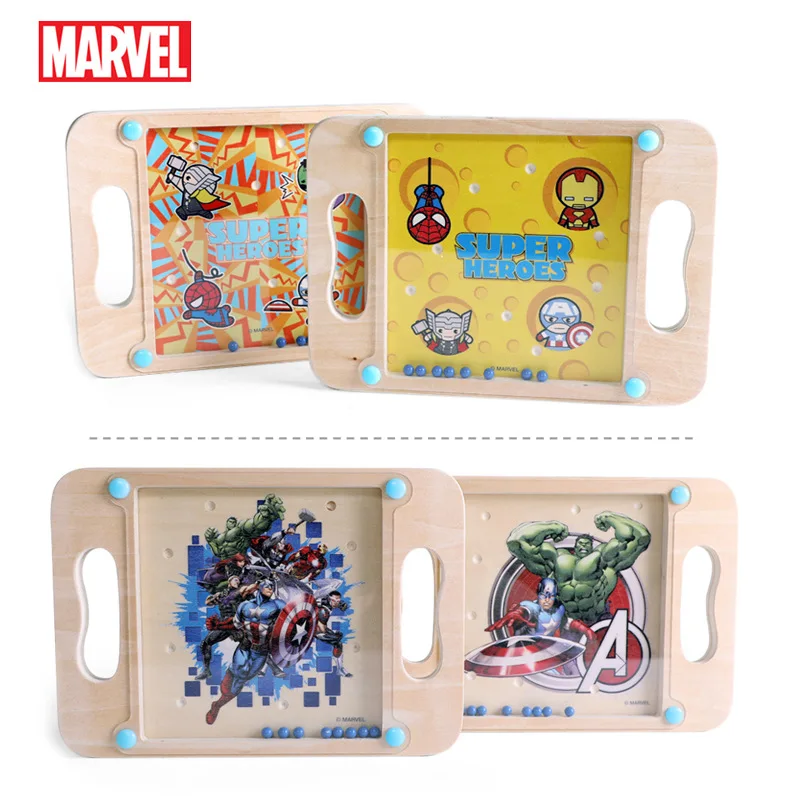 Герои Marvel 3D Интеллект Головоломка мяч лабиринт игра дети сбалансированный шар карточная игра кубик для взрослых головоломка Образование баланс лабиринт