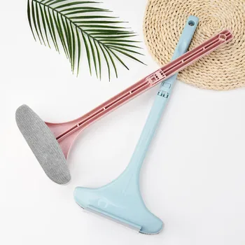 

Two-in-one Window Cleaning Brush Glass Scraper Long Handle Glass Mirror Screen Window Multifunctional Household Cleaning Tool