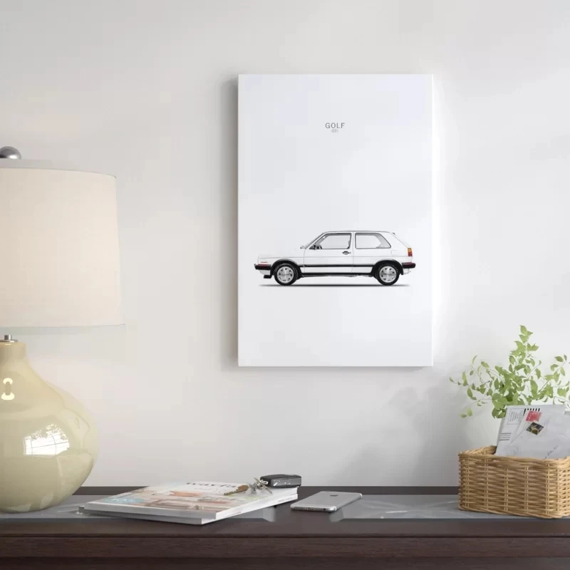Модульный холст для дома Volkswagen Golf Декор принты картина плакат Современный