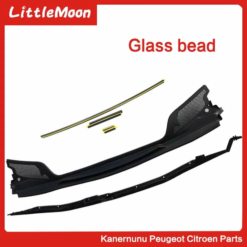 LittleMoon дождевик Передняя ветрозащитная стеклянная полоса лобовое стекло Передняя крышка для Citroen C4 Triumph Cquatre - Цвет: Многоцветный