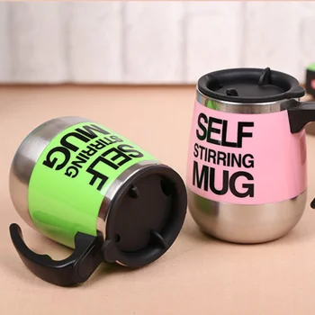 

400ml Automatic Self Stirring Mug Coffee Milk Mixing Mug Stainless Steel Thermal Cup Electric Lazy Double Insulated Smart Cup