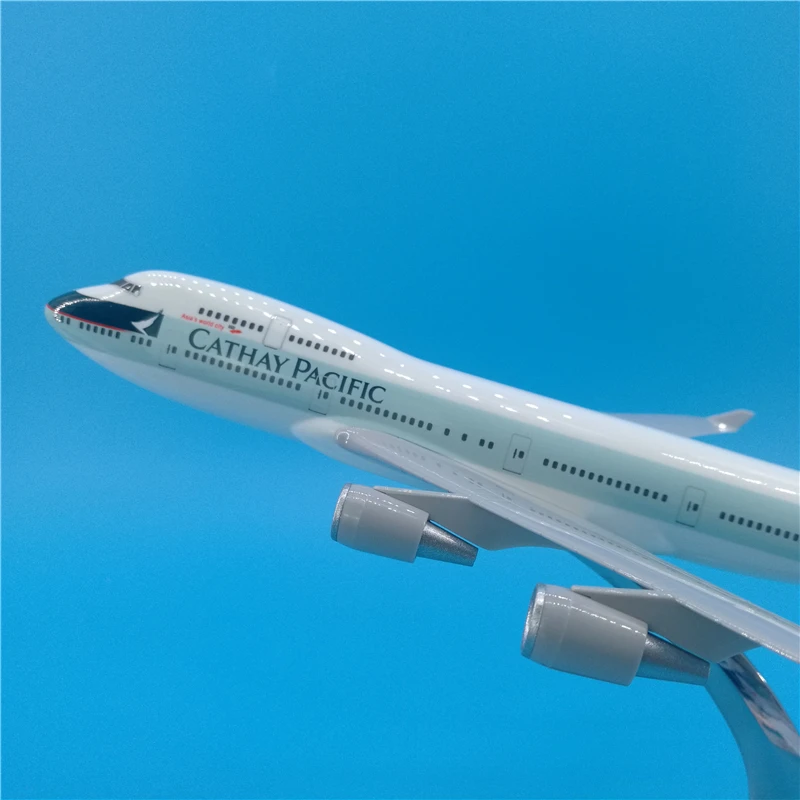 32 см Boeing B747 Hongkong CATHAY тихоокеанских авиалиний модель аэроплана самолет литой под давлением пластиковый сплав самолет игрушка Подарки для детей