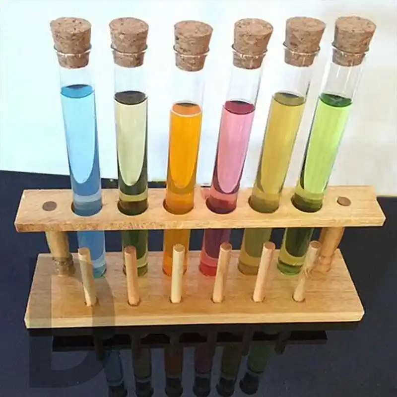 10 個ラボガラス管ガラス製品チューブ ストッパー実験器具ツールキットコルク実験アクセサリー Test Tube Aliexpress