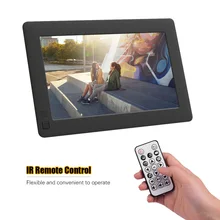 Andoer 7 дюймов ультра-тонкий ЖК-дисплей цифровая фоторамка 1280*800 8 ГБ для рабочего стола альбом музыка кино дистанционного Управление полный Функция