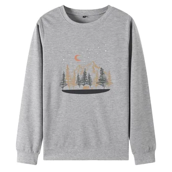 

New Women's Loose Round Neck Long Sleeve Sweatshirt