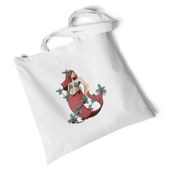 

Fashion Character Anime Girl Print Women Canvas Bag Large Storage Shopping Bag Handbag Foldable Reusable Travel Bag Shoulder Bag