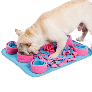 

Dog Snuffle Splicing Mat Small-Large Dogs Nosework Playground Toy Blanket Pet Sniffing Training Slow Feeding Dog Cat Food Mats
