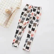 Детские штаны, Детские хлопковые штаны в богемном стиле, штаны с принтом кота, европейский и американский стиль, INS