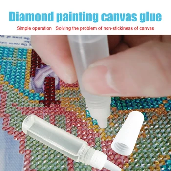 

DIY tool Diamond Painting accessories Round square Sticky drill Glue Non-toxic Bottled Glue Cross Stitch Glue Artwork Painting