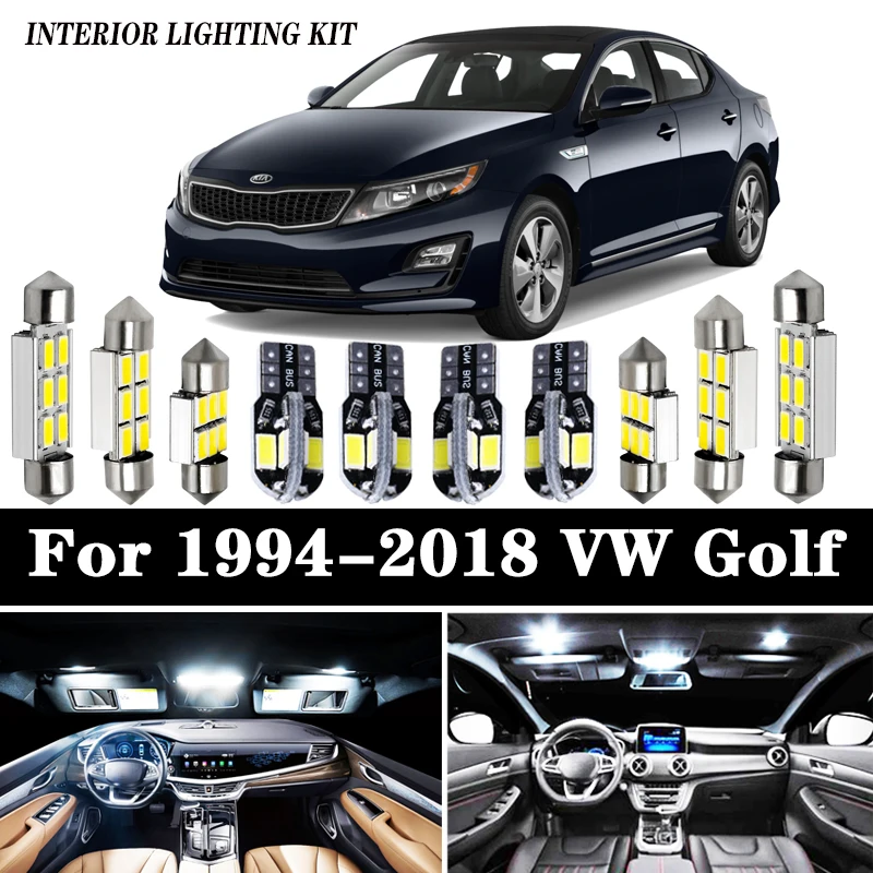 Автомобильные светодиодные лампы без ошибок для Volkswagen 1994-2018 VW Golf 4 5 6 7 MK4 MK5 MK6 M7 |