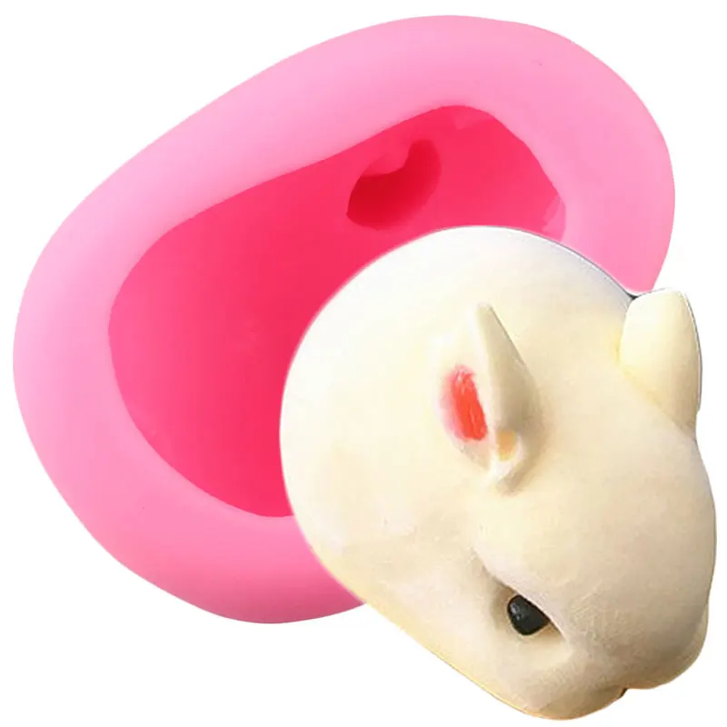 3D мыло ручной работы кролик силиконовые формы для детей на день рождения, инструменты для украшения тортов из мастики шоколад Gumpaste глиняные формы для конфет
