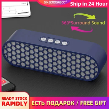 

Bluetooth Speaker Portable Outdoor Loudspeaker Wireless Stereo Surround Sound Support TF Card Radio Bluetooth Bass Box Universal
