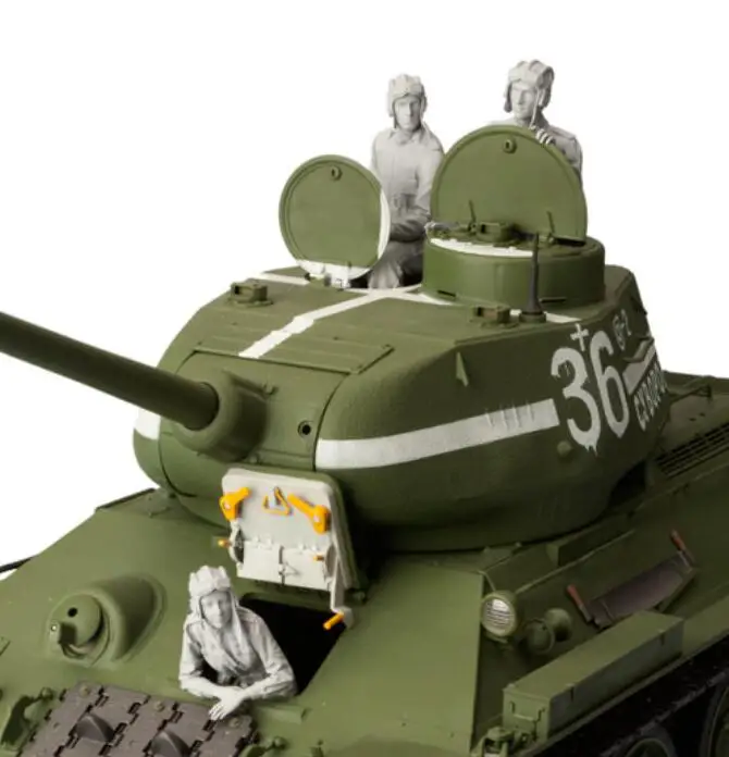 Масштаб 1/16 Неокрашенная фигурка из смолы русская танковая Экипировка 3 фигурки