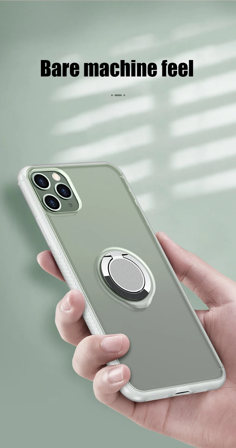 Ikrsses для Apple iPhone 11 Pro Max УФ Обесцвечивающий чехол для телефона для iPhone 7 8 X Xs Max XR Мягкий ТПУ силиконовый Автомобильный кронштейн