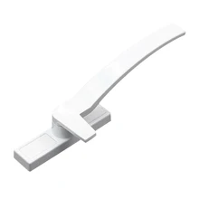 1 шт., простая установка, безопасный фиксатор для окон из цинкового сплава белого цвета, аксессуары для рук, Прочная Фурнитура для дома