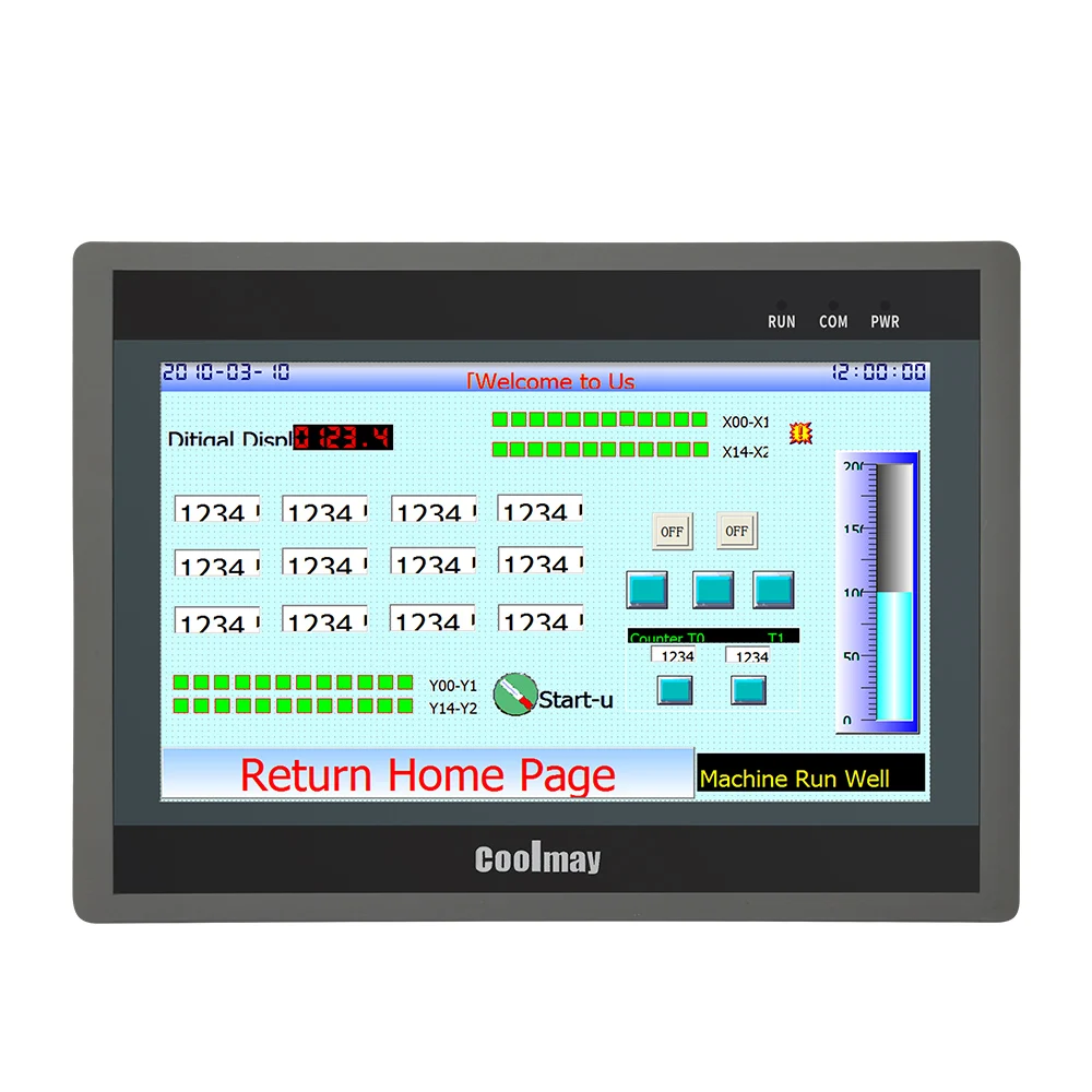 Plc с интегрированным контроллером hmi программируемый логический контроллер