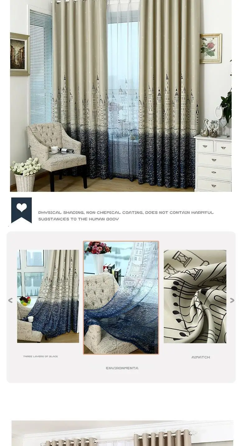 Cocina Firanki спальня Zaslony до окна Ридо Sheer Perde Cortinas кварто для гостиная Rideaux Pour Le салон роскошные шторы