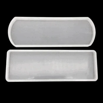 

1pc DIY Stop Sign Hanging Plate Round Corner Right Angle Mold Indicator Signs Welcomes Hanging Tags Doorplate Silicone Mold