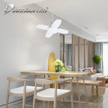 

DINGDIAN LED E27 Foldable LED Bulb 110V 220V 48W Super Bright Cold White Night Markets Stalls Indoor Pendant Lamp Bulb Tube