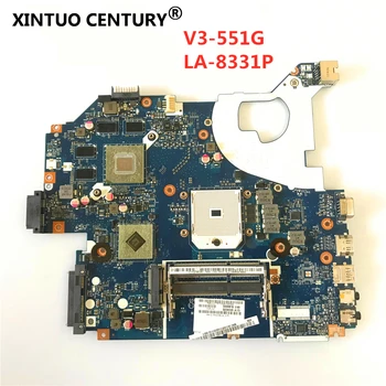 

LA-8331P motherboard For acer aspire V3-551G NBC1811001 Q5WV8 V3-551 laptop motherboard DDR3 Radeon HD 7670M original test