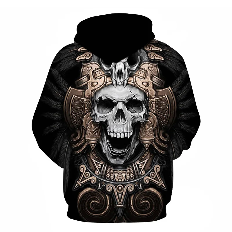Waliicorners Streetwear Black Color Harajuku Style Hip hop Sweatshirts 3D Men Tracksuit Pullover Funny Skull 34 H84e4a3b82302401eb1113c9c2936b37dn