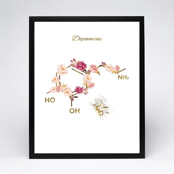 

Dopamine Art Canvas Poster Home Wall Decor Medical Wall Decor Nursing School Graduation Gift Doctor (No Frame)