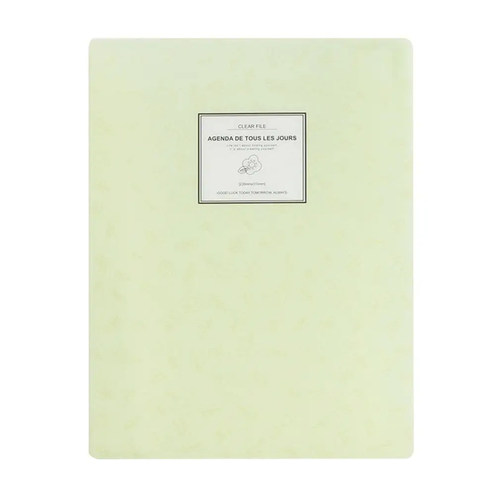 Yellow А4 Папка для документов, сумка, кошелек, папка, держатель, органайзер, застежка, офисные принадлежности, папка - Цвет: Yellow