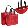 S/L Size Laser Shopping Bag Foldable Eco Bag Large Reusable Shopping Bag Tote Waterproof Fabric Non-woven Bag No Zipper 3