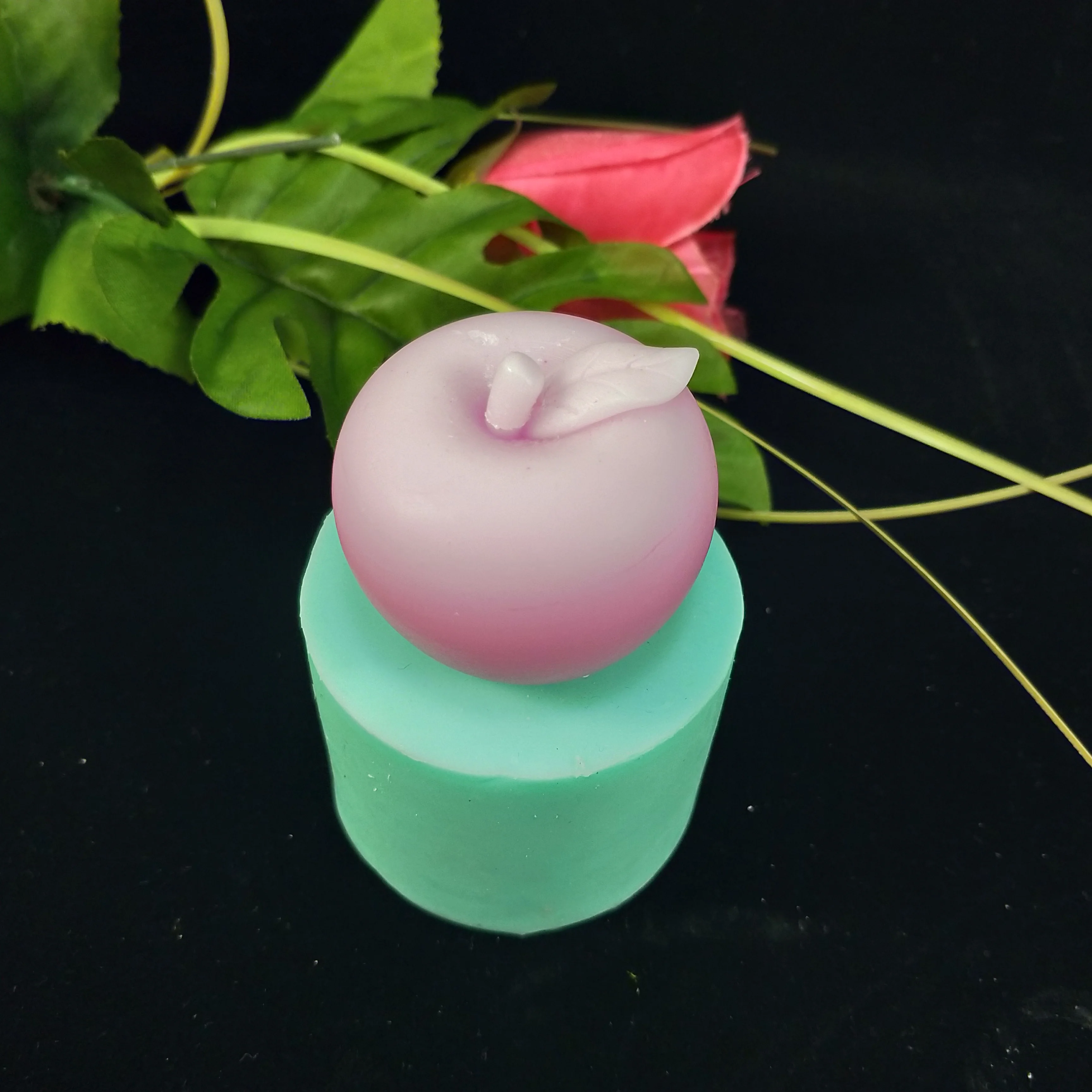 SG0012 PRZY силиконовые формы помадка торт плесень 3D Яблоко Фрукты плесень яблоко форма для мыла свеч Аромат камень формы смолы глины формы