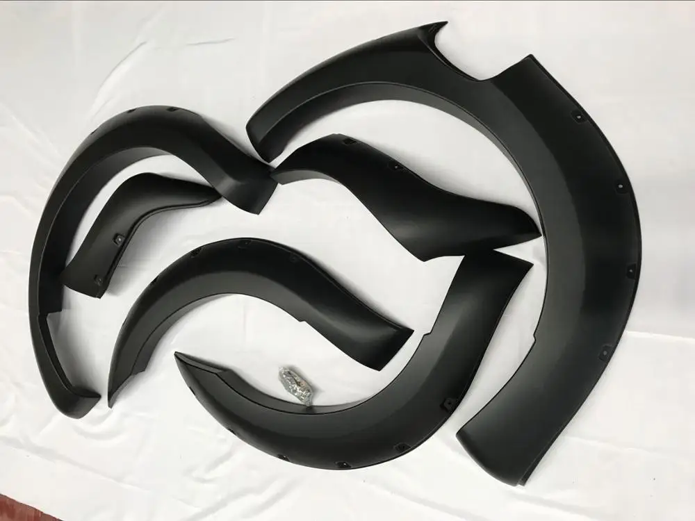 

9 Inch Fender Flares Wheel Arch Accessories Black Color Mudguards For Ford Ranger 2012 2013 2014 T6