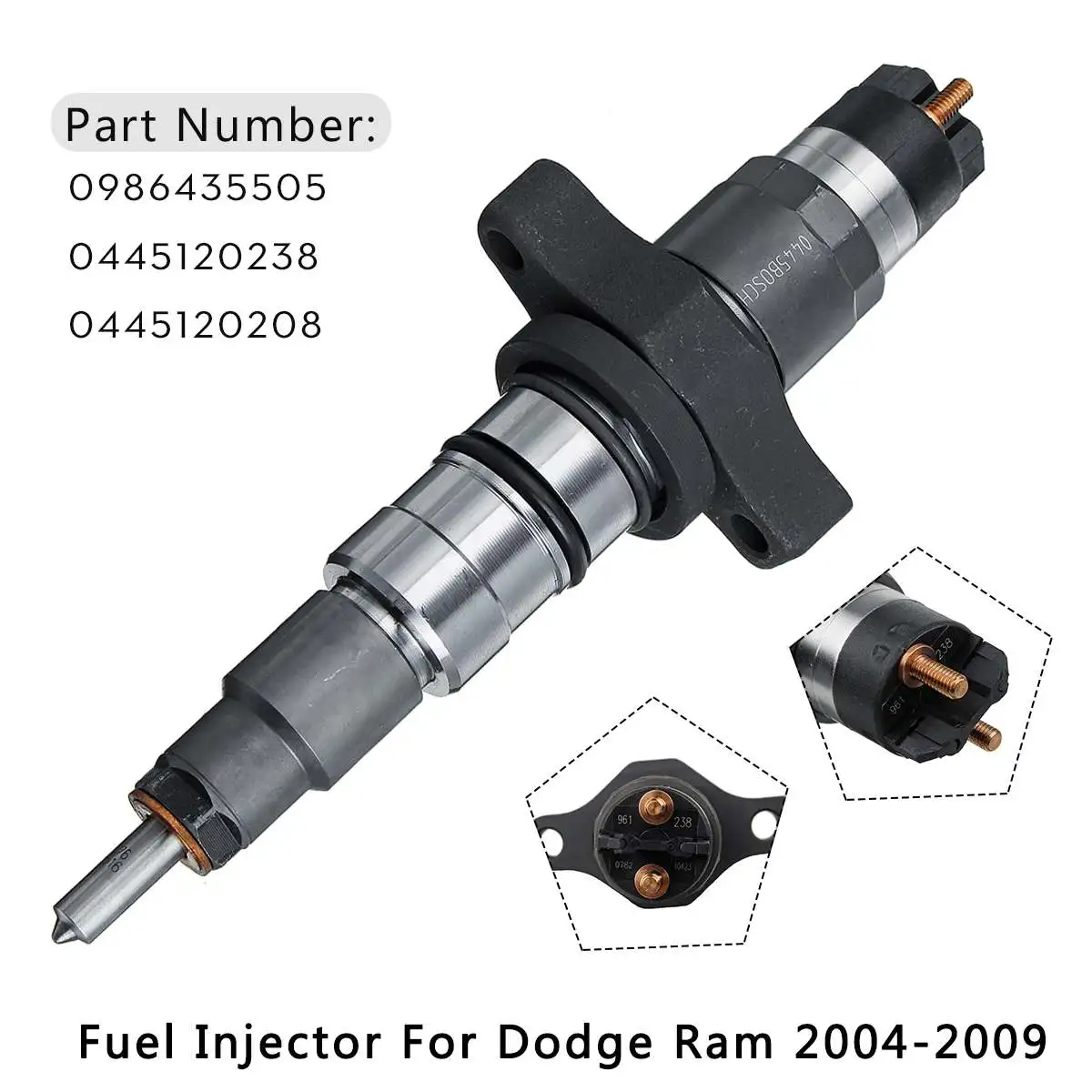 Топливные форсунки 0986435505 0445120238 0445120208 подходит для Dodge Ram 2004 2005 2006 2007 2008 2009
