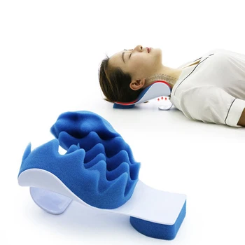 

Neck Support Tension Reliever Neck Shoulder Relaxer Blue Sponge Releases Muscle Tension Relieves Tightness Soreness Theraputic