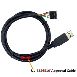 6pin ftdi ft232rl usb para ttl uart adaptador de fio serial rs232 módulo de cabo de download led indicador 3.3/5v para arduino
