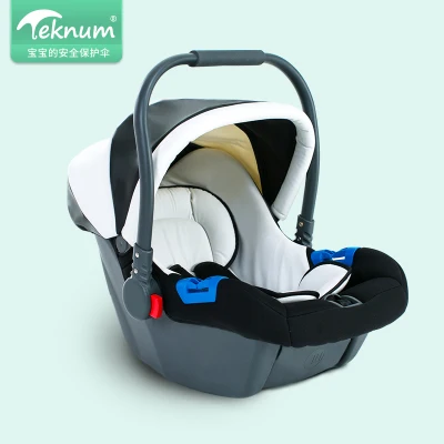 car seat Teknum 3in1Baby тележка двунаправленная откидывающаяся Высокая Ландшафтная Складная зонтичная тележка портативная детская тележка - Цвет: car seat