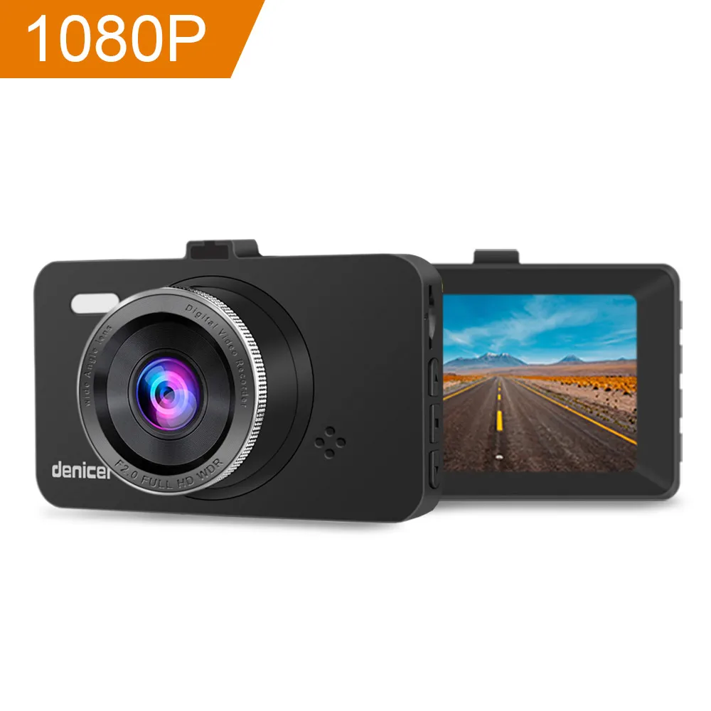 Denicer видеорегистратор с разрешением FULL HD 1080P регистратор автомобиля Камера 3 0
