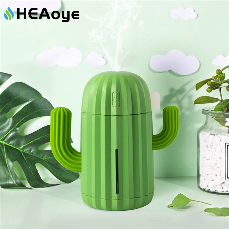 XQxiqi689sy Home Office Diffusori Mini USB Cactus Potted Plant Style Humidifier Mist Maker Office Air Purifier