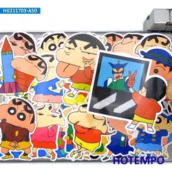 Paquet d'autocollants Crayon animé garçon, étiquette Scrapbook, mignon et drôle pour enfants, papeterie pour téléphone portable et vélo, DIY bricolage, 50 pièces 