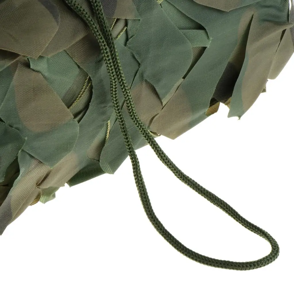 2mx3m Hunting Camping Woodland Double-sided Camouflage Net Camo Netting Hide Cover Sunshade Shelter