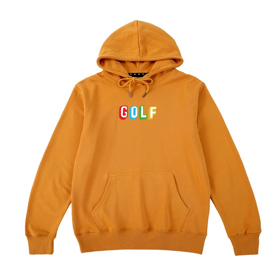 Принадлежности для гольфа Tyler The Creator 3D OFWGKTA забавные толстовки для катания на коньках рисунок Frank Ocean Harajuku с цветочным узором для мальчиков, толстовки с капюшоном для мужчин и женщин унисекс из хлопка - Цвет: Caramel yellow