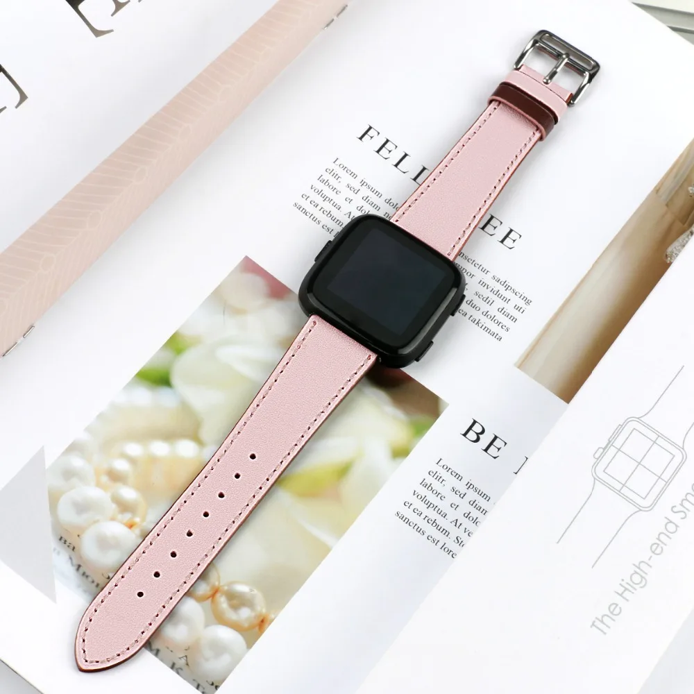 Кожаный ремешок для Fitbit Versa band Versa correa сменный Браслет ремешок smartwatch fitbit Versa аксессуары для часов