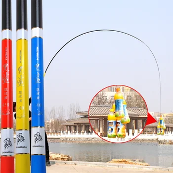 

Telescopic 3.6m-7.2m Portable Fishing Pole Travel Sea Carbon Fiber Carp Hand Rivers And Lakes Fishing Equipment Practical Tool