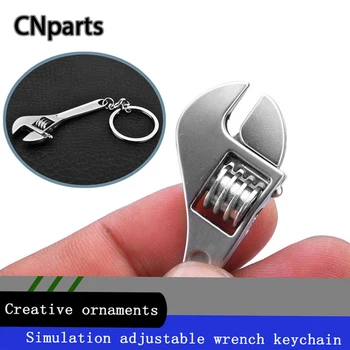

Auto 1pcs Auto Car Styling Alloy Multifunctional Key Rings Key Chains Wrench Tool Keychain Gift For Universal Car Accessories