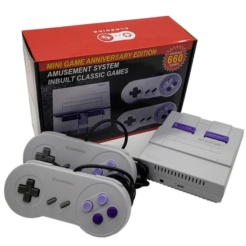 Retro Super Classic Game Mini TV 8 Bit Family Video Console Built-in 660 Games Handheld Gaming Player Boy Birthday Gift | Электроника