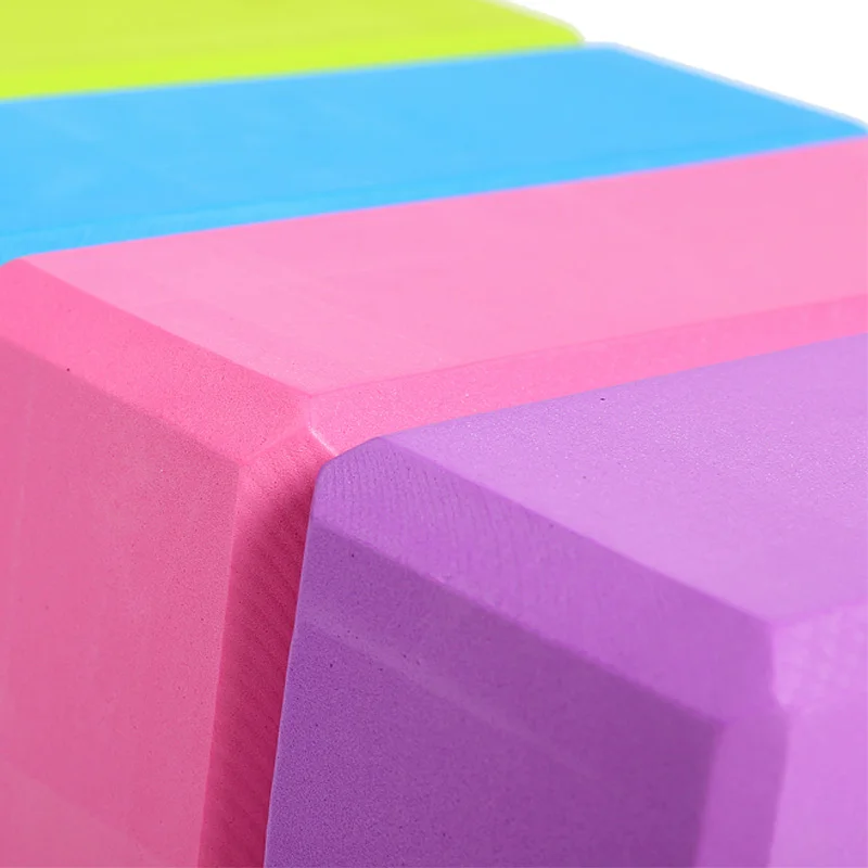 Yoga Block Props Foam Brick Stretching Aid Gym Pilates Yoga Block Exercise Fitness Sport