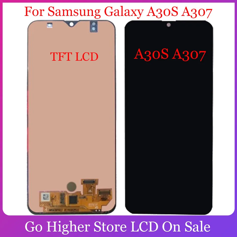 TFT для Samsung Galaxy A30S A307 SM-A307FN/DS A307F/DS A307F ЖК-дисплей сенсорный экран дигитайзер стекло