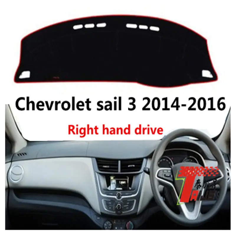 Taijs right hand drive car dashboard cover for Chevrolet Sail 3 2014-2016 classical fit productive piece Mat Cover design new | Автомобили