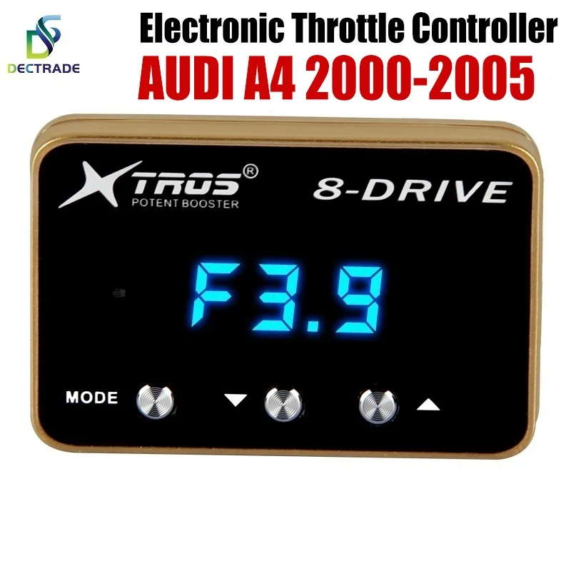 DECTRADE Car Electronic Throttle Controller Racing Accelerator Potent Booster For Audi A4 2000-2005 Tuning Parts 8 Drive