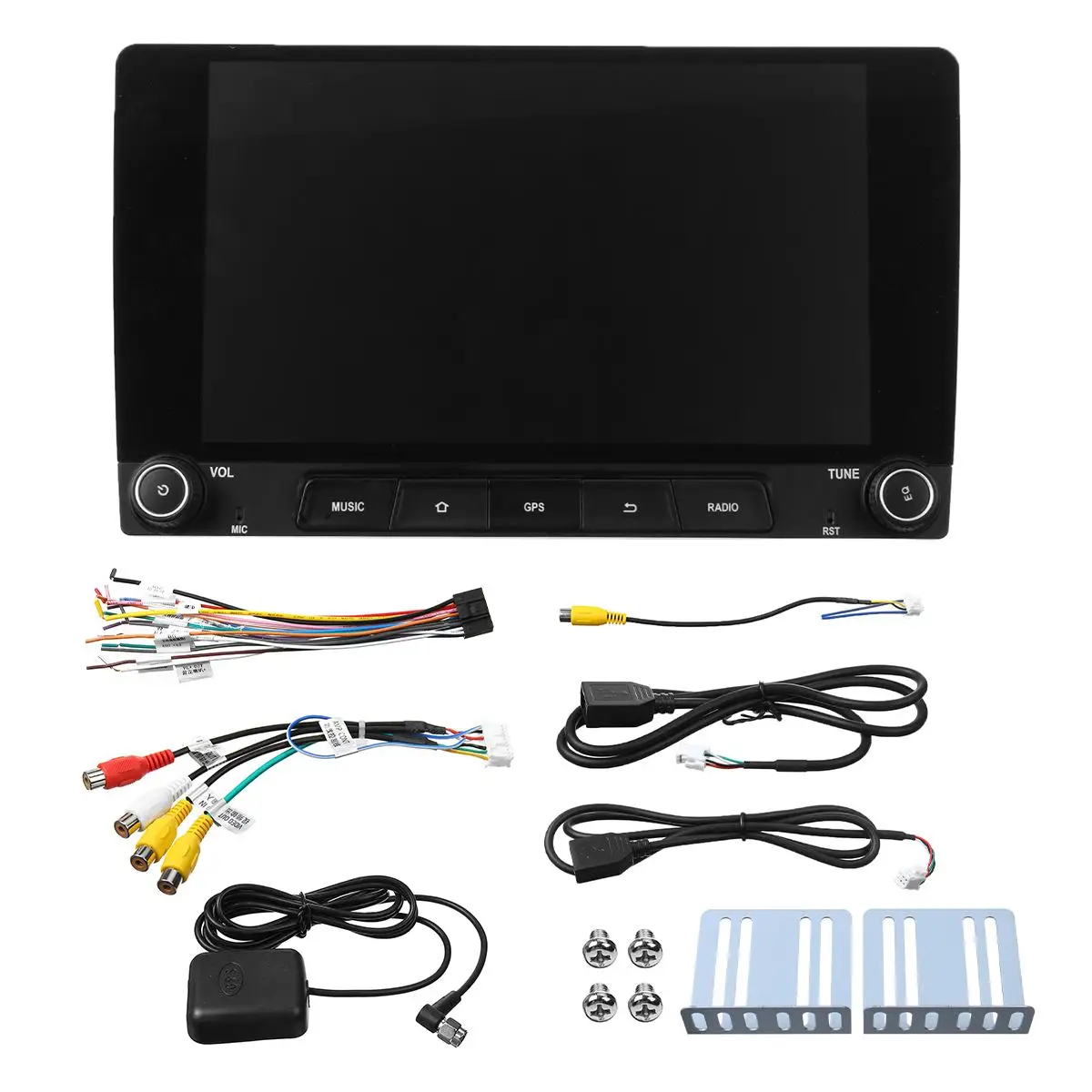 12 В 10,1 дюймов gps-навигатор для машины навигация android FM bluetooth с сенсорным экраном Автомобильный Радио для автомобильной навигации